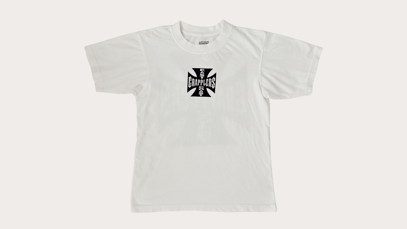 IRON CROSS SHIRT WHITE TEE