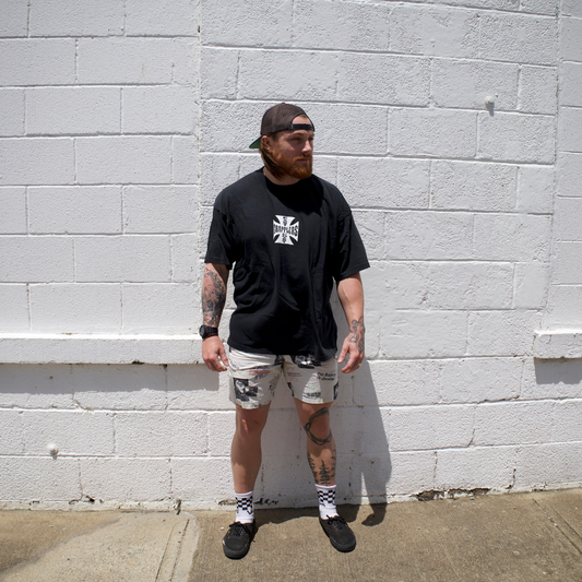 IRON CROSS SHIRT BLACK TEE