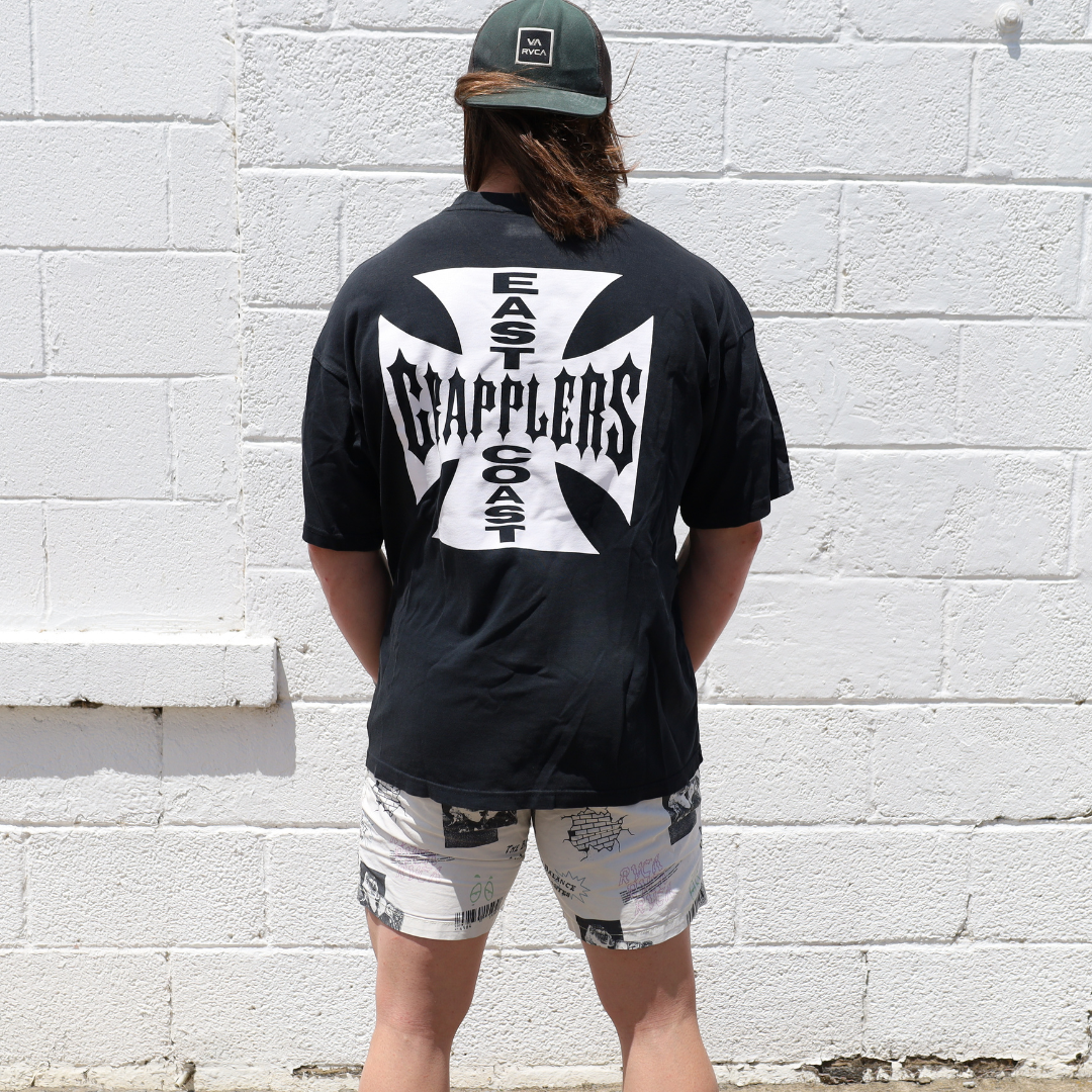 IRON CROSS SHIRT BLACK TEE